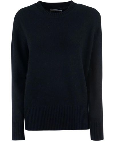 Calvin Klein Maglione in cashmere collo a girocollo nero - Blu