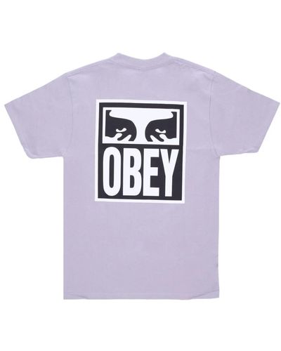Obey Lila kreide eyes icon t-shirt