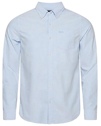 Superdry Camicia in cotone - Blu