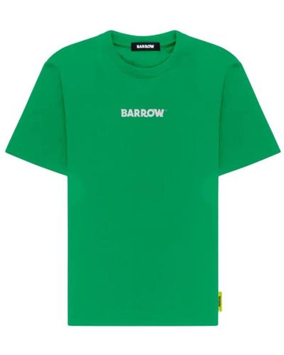 Barrow Smile logo kurzarm t-shirt - Grün