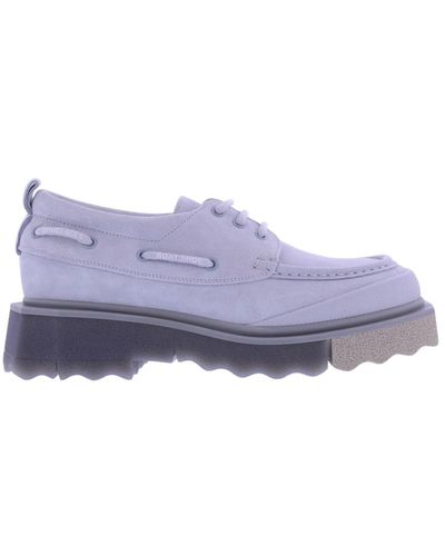 Off-White c/o Virgil Abloh Shoes > flats > laced shoes - Violet