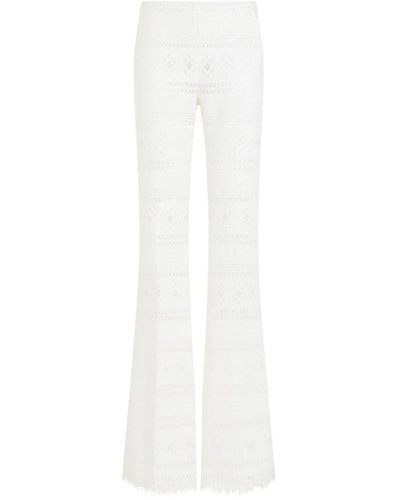Ermanno Scervino Polyester pants - Bianco