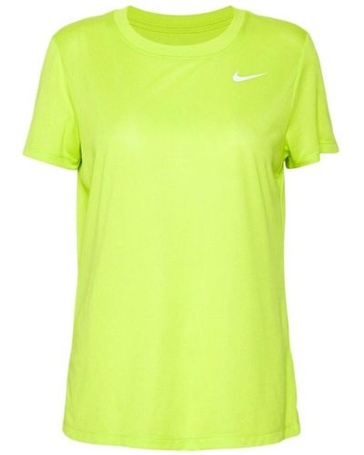 Nike Camiseta lima mujer tee crew aq 3210 - Verde