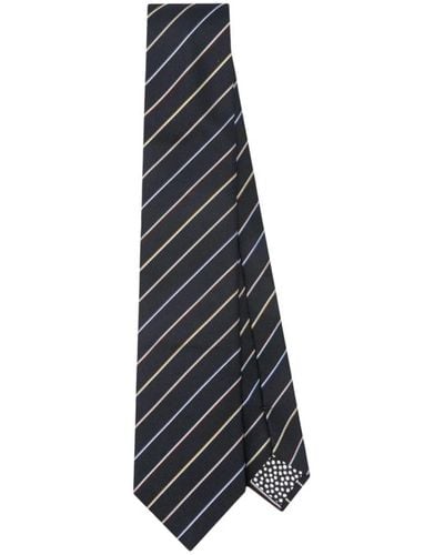 PS by Paul Smith Navy multi strap cravatta uomo - Blu