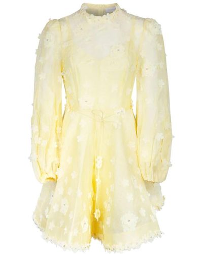 Zimmermann Short Dresses - Yellow