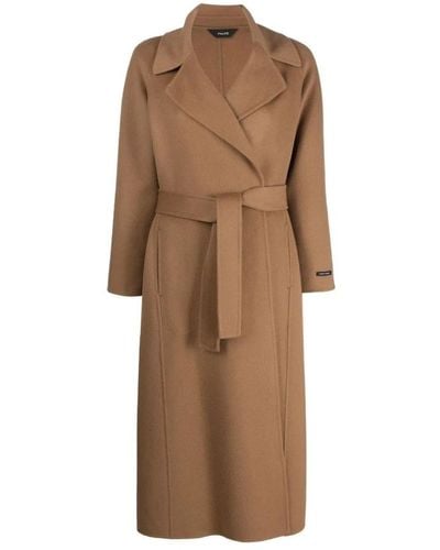 Paltò Belted Coats - Brown