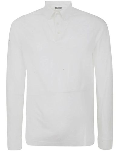 Zanone Polo basic shirt pullover - Bianco