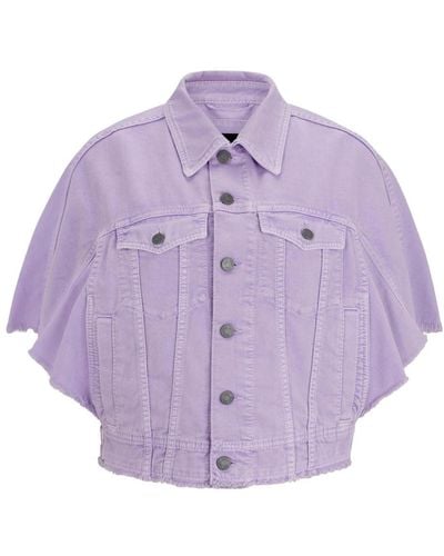 BOSS Denim Jackets - Purple