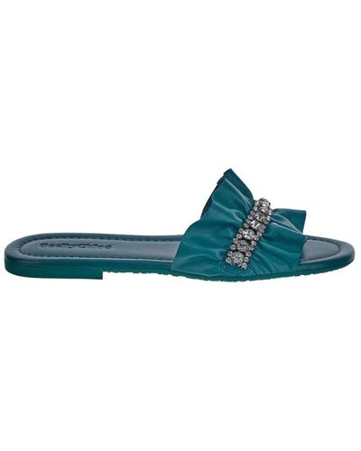 See By Chloé Mollie flat sandal - sandalias planas elegantes y cómodas - Azul