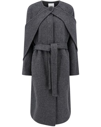 LE17SEPTEMBRE Coats > belted coats - Gris