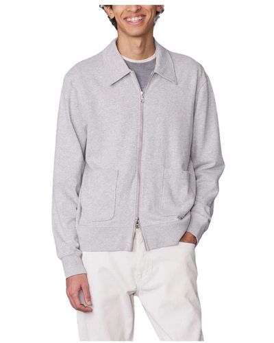 Officine Generale Sweatshirts & hoodies > zip-throughs - Gris