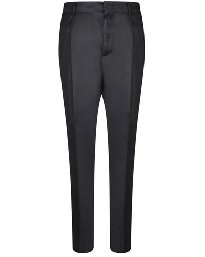 Lardini Trousers > slim-fit trousers - Gris
