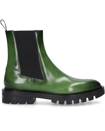Santoni Chelsea Boots 59648 Calfskin - Green