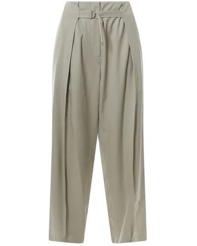 LE17SEPTEMBRE Wide Trousers - Grey