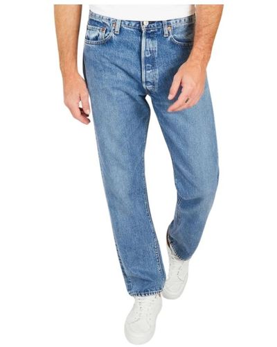 Orslow Jeans > straight jeans - Bleu