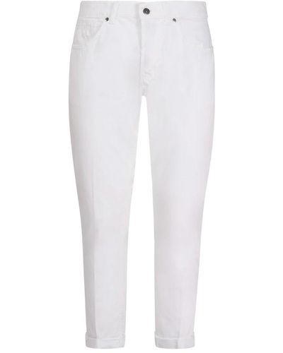Dondup Cropped Jeans - White