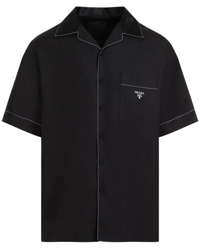 Prada Short Sleeve Shirts - Black