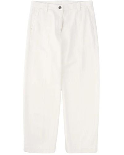 Nine:inthe:morning Straight Trousers - White
