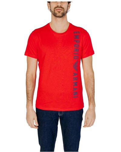 Emporio Armani T-Shirts - Red