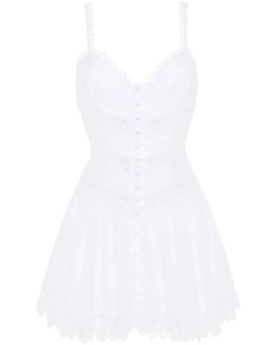 Charo Ruiz Dresses > day dresses > short dresses - Blanc