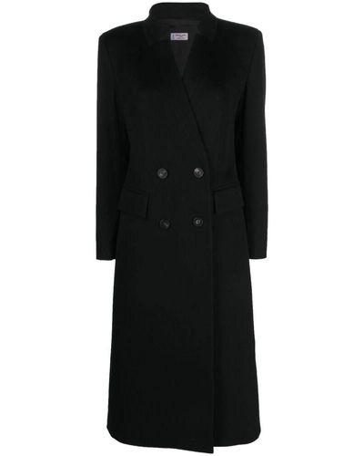 Alberto Biani Coats > single-breasted coats - Noir
