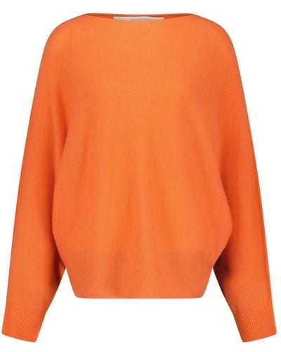 Herzensangelegenheit Oversize pullover aus wolle-kaschmir-mix - Orange