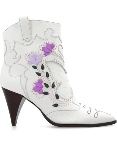 Sophia Webster Shoes > boots > cowboy boots - Blanc