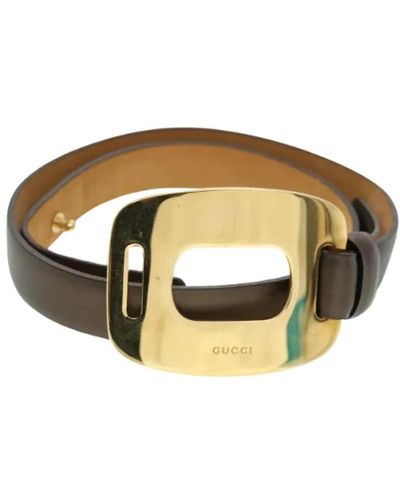 Gucci Pre-owned > pre-owned accessories > pre-owned belts - Marron