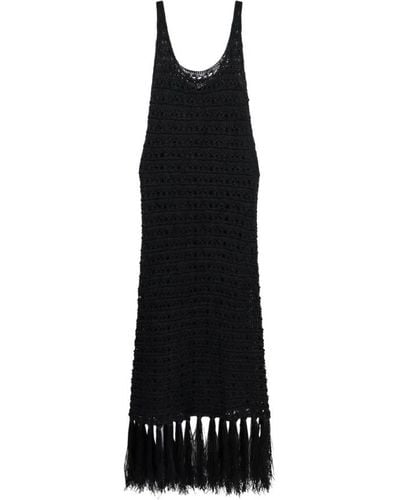 Erika Cavallini Semi Couture Maxi Dresses - Black