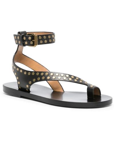 Isabel Marant Stilvolle sandalen für den sommer - Mettallic