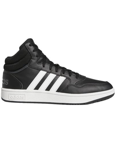 adidas Originals Sneakers hoops 3.0 mid cblack/f - Schwarz