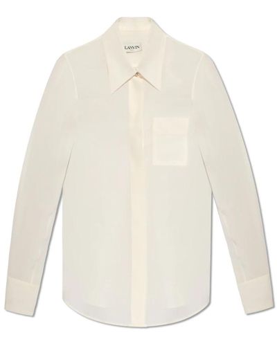 Lanvin Blouses & shirts > shirts - Blanc