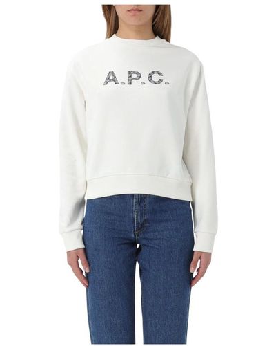 A.P.C. Round-Neck Knitwear - White
