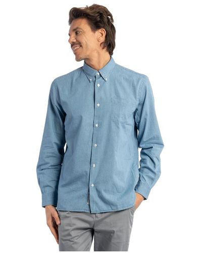 Woolrich Shirts > casual shirts - Bleu