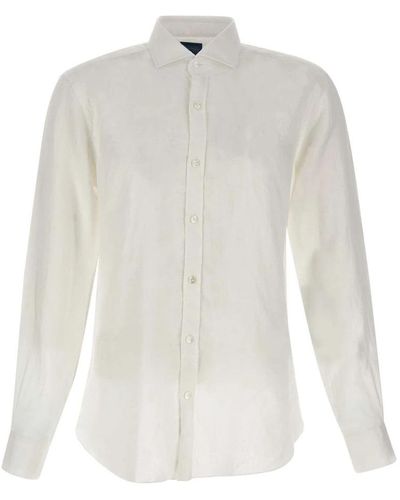 Barba Napoli Formal Shirts - White