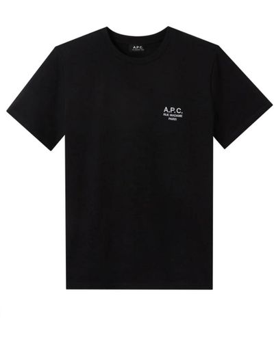 A.P.C. Paris t-shirt raymond in schwarz