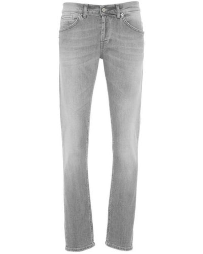 Dondup Jeans > slim-fit jeans - Gris