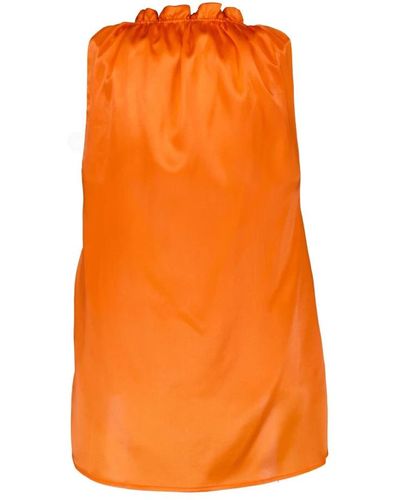 Femmes du Sud Sleeveless Tops - Orange