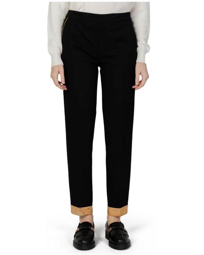 Alviero Martini 1A Classe Trousers > slim-fit trousers - Noir