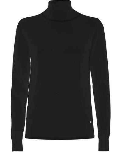 Kocca Pullover mit kontrastierenden kanten - Schwarz