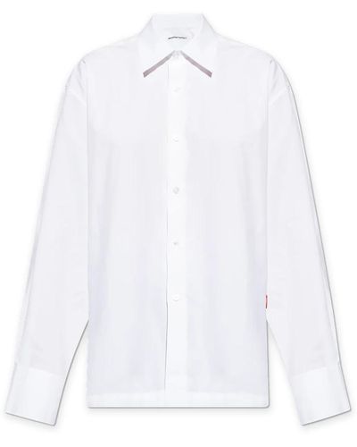 T By Alexander Wang Camisa con parche - Blanco