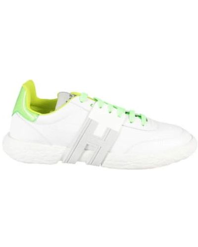 Hogan Umweltfreundliche weiße/grüne sneakers ss23