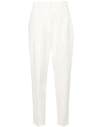 BOSS Slim-Fit Trousers - White