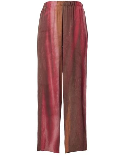 Manila Grace Trousers > wide trousers - Rouge