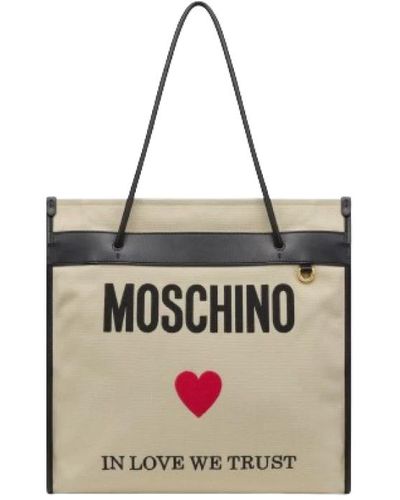 Moschino Tote bags - Natur