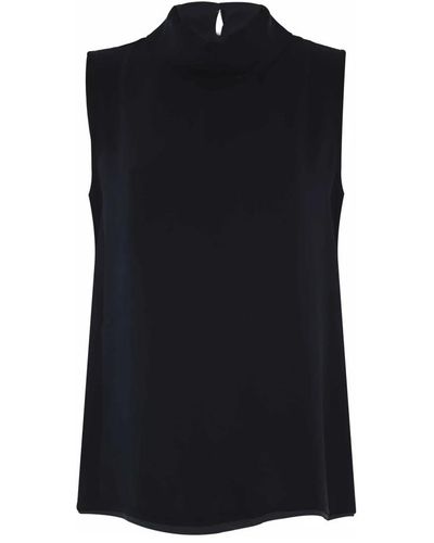 Kocca Elegante blusa sin mangas - Negro