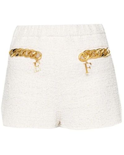 Elisabetta Franchi Shorts > short shorts - Blanc