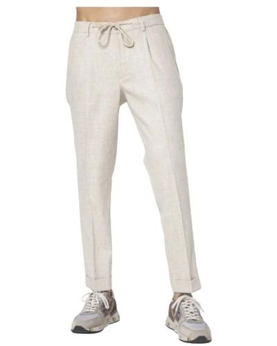 Gran Sasso Pantaloni beige chiaro in lana - Neutro
