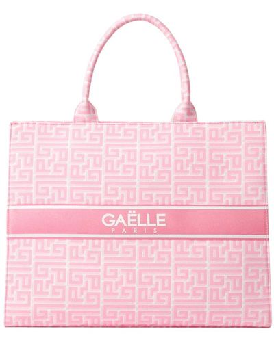 Gaelle Paris Rosa synthetische shopper tasche - Pink