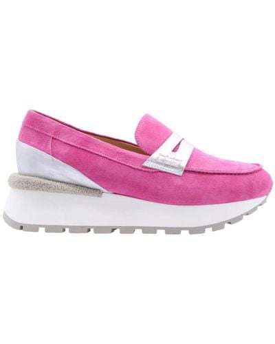Laura Bellariva Slava loafers - zapatos planos estilosos y cómodos - Rosa